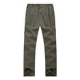 thumbnail image 6 of ZZHZGZ Sweatpants for Men Canvas Pants, Regular Fit, Performance Stretch, Utility Pocket & Loop, Grey, 34X30 Xxxxxl, 6 of 7
