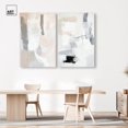 thumbnail image 2 of Softened Echoes Set Canvas Set of 2 Neutral Art by Art Remedy, Gallery Wrapped, 36 x 54, 2 of 6