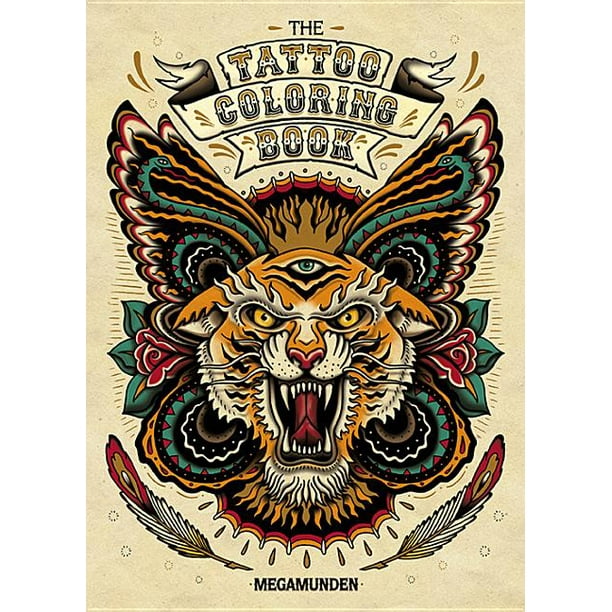 Download Tattoo Coloring Book Adult Coloring Books Coloring Books For Adults Coloring Books For Grown Ups Paperback Walmart Com Walmart Com