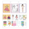 thumbnail image 1 of Libro de actividades CUTICAT Dress Up Doll Stickers colorido rosa, 1 of 8