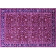 thumbnail image 1 of Ahgly Company Indoor Rectangle Oriental Purple Traditional Area Rugs, 2' x 5', 1 of 4