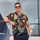 thumbnail image 4 of Fotbe Fiery Skull Trio Camiseta Polo de Golf para Hombre con Estampado – Camisa Deportiva Transpirable con Cuello Abotonado-Small, 4 of 6