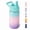 Three-colour, variant on Daluvenix 12 oz Kids Water Bottle, Toddler Water Bottle 2-in-1 Straw and Chug, Stainless Steel Insulated Bottle for Kids, BPA-Free, Leak-Proof, Blue