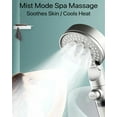 thumbnail image 6 of G JGOOHigh Pressure 5-Mode Filtered Shower Head (Filtered Shower Head + 5 Extra Filters), 6 of 7