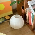 thumbnail image 6 of Table Lamp, Paper Lanterns, Bedside Light, Kids Paper Small Rice Night Bedroom Lantern, Rice Paper Lamp, Handmade Bedside Modern Desk Lamp for Bedroom, Nightstand, Living Room, 6 of 8