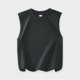 thumbnail image 4 of Camiseta de tirantes de cuello redondo para niña, de color liso, sin mangas, ideal para actividades al aire libre, cómoda, de talla mediana a grande, de poliéster., 4 of 6