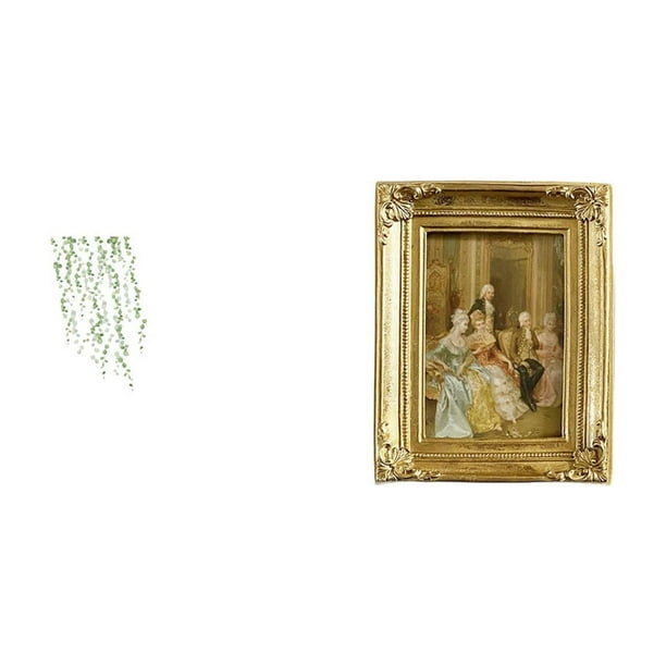 Adhesivo de pared,Vinilo decorativo de pared con enredaderas colgantes para dormitorio (DIY),Vinilo decorativo de hojas verdes para pared,ideal para la oficina.,Marco de fotos,Soporte de resina