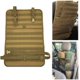 thumbnail image 1 of Organizador de respaldo de asiento de coche, protector de asiento de coche táctico Molle para panel de vehículo, ajuste universal (caqui), 1 of 5