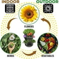 thumbnail image 3 of 5 Tier Stacking Planters - Strawberry, Herb & Vegetable Planter - Vertical Gardening Indoor/Outdoor Stacking Garden Pots - Terracotta, 3 of 5