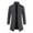 Dark Gray, variant on Men's Coats And Jackets Hooded Men Casual Solid Zipper Cardigan Stand-Up Collar Pocket Long Sleeve Sweater Coat Red XL JE