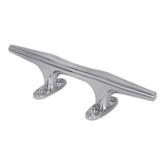 White Water 6038S 316 Stainless Steel Heavy Duty 10" Herreshoff Cleat for Boating Mooring Docking Yacht Marine