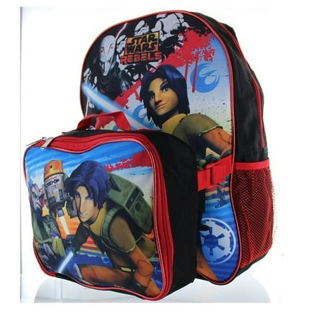 Backpack - Star Wars - Rebel w/Lunch Bag School New 054969