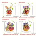 thumbnail image 3 of Ovzne Valentine's Day Series Dog Acrylic Key Chain Car Rearview Mirror Accessories Backpack Pendant On Clearance, 3 of 6