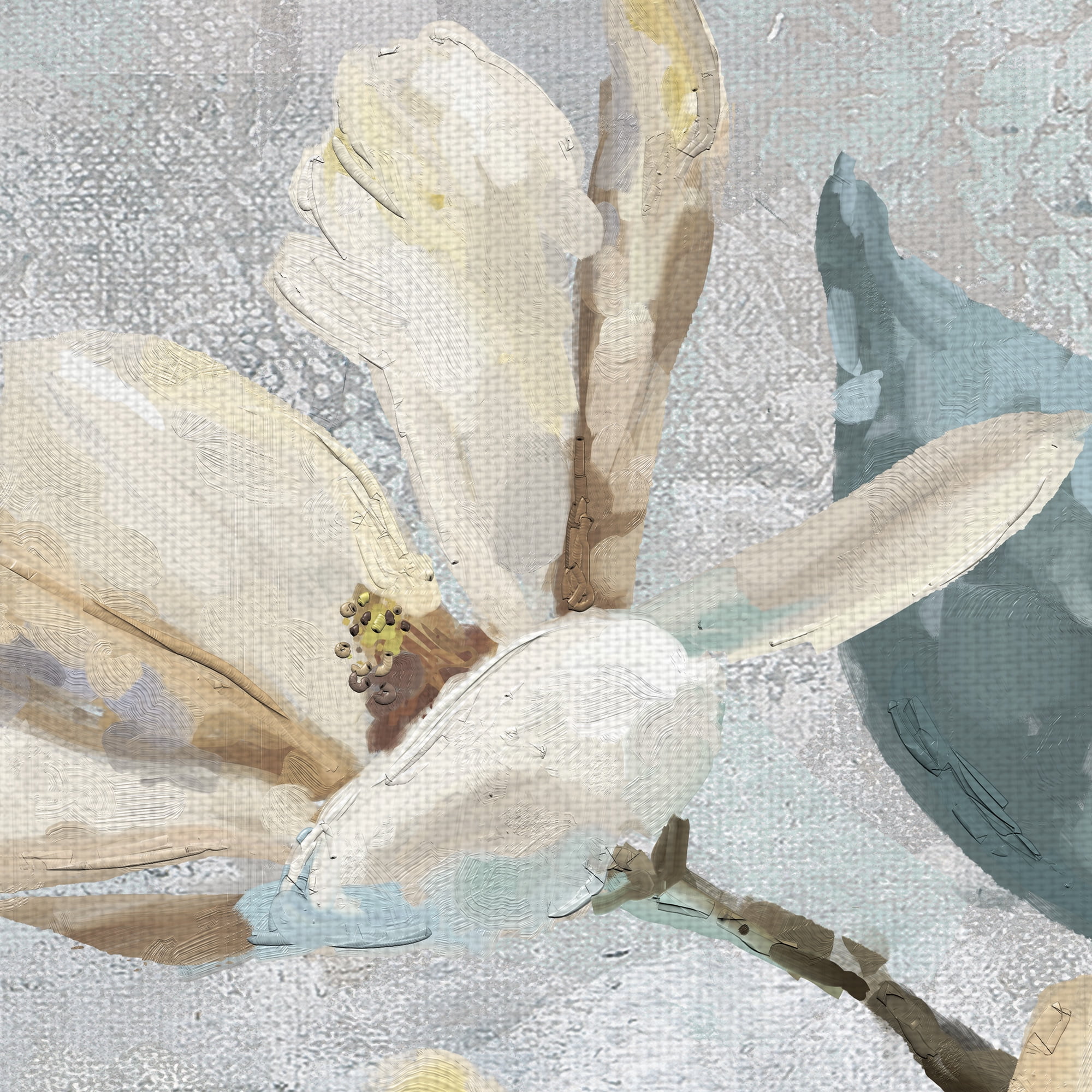 Masterpiece Art Gallery Tree Blossom Grace I Soft by Studio Arts Canvas Art Print 22" x 28"