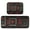 Plaid Pattern Vintage Aesthetic, variant on 2-Piece Ultra Soft Absorbent Floor Mats With Anti-Skid Backing For Kitchen Bathroom Laundry Room Ornate Crosses
