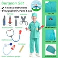 thumbnail image 2 of Toptie Kids Career Costumes Set of 3, Fireman Police Officer Surgeon for Halloween Party, 2 of 7