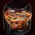 thumbnail image 3 of Air Fryer Smart Touch Screen Air Fryer Visual Electric Fryer White US Plug, 3 of 5