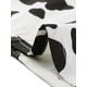 thumbnail image 5 of Faldas cortas casuales de vaca para mujeres Inspire Chic, de cintura alta, en blanco y negro, 2XL, 5 of 6