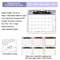 thumbnail image 2 of PLPPYFS 2026-2027 Wall Calendar Flowers, Calendar 2026-2027, 18 Month, July 2026 to December 2027, Spiral Bound Hanging Calendars, 13" x 10" Large Print, Floral, 2 of 9