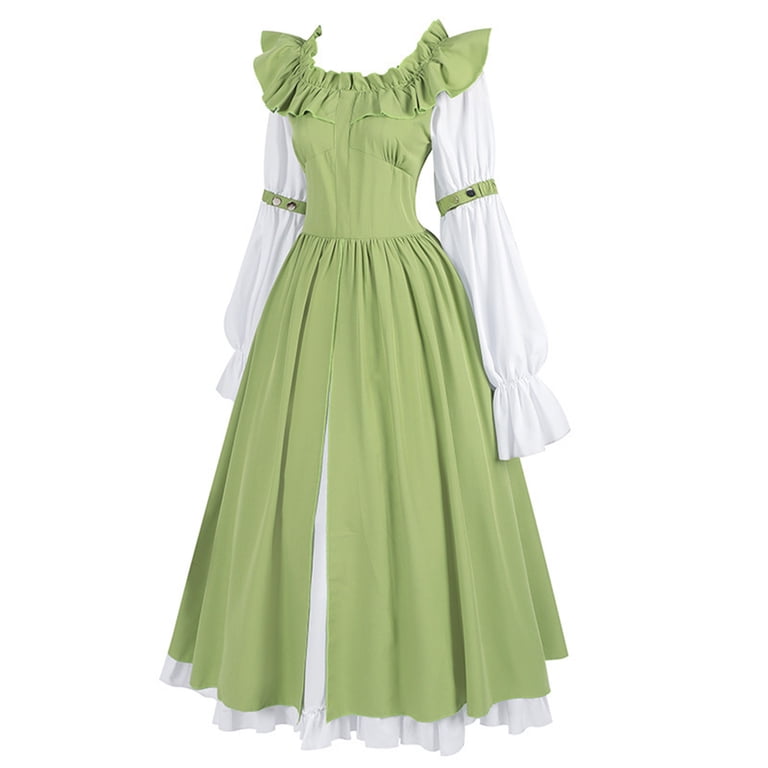 Weiqiqre Dress for Women Halloween Must-Have New! Romantic Ruffle Dresses -  Dark Academia & Witchy Vibes - Walmart.com