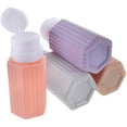 thumbnail image 2 of 4Pcs Pink Plastic Pump Bottles for Nail Polish Remover Storage Home Use, 2 of 8