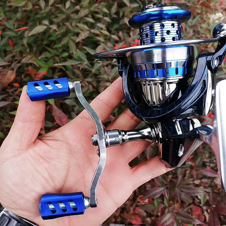Metal Fishing Reel Handle Parts Lightweight Rocker for Fish Reel Accessories Blue, Men's, Size: One Size