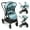 Blue, variant on Cochildor Lite 2.0 Baby Stroller with Bassinet Mode - 3-Position Reversible Lightweight Stroller for 0-36 Months, Foldable Compact Travel Stroller with UPF 50+ Canopy, Black