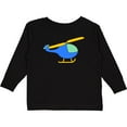 thumbnail image 3 of Inktastic Blue Helicopter Boys or Girls Long Sleeve Toddler T-Shirt, 3 of 5