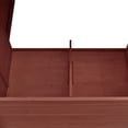 thumbnail image 6 of vidaXL Outdoor Chicken Cage Hen House with 1 Egg Cage Brown Wood, 6 of 6