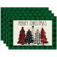 thumbnail image 2 of Meitianfacai Christmas Decorations Christmas Placemats Christmas Table Decorations, Green, 2 of 5