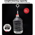 thumbnail image 2 of Wweixi ABS Rings Two Standard Rings 50 Window Rings 50 Plastic Hooks Eyes Gold 50pcs, 2 of 6