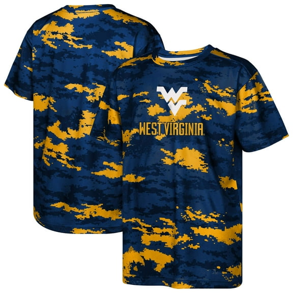 Youth Navy West Virginia Mountaineers Scrimmage Sublimated T-Shirt