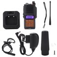 thumbnail image 1 of Walkie Talkie portátil resistente al agua, antena VOX, conjunto de Radio bidireccional FM/VHF/UHF, enchufe europeo de 100-240V, 1 of 5