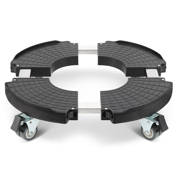 Plant Rollers with Wheels Heavy Duty, Adjustable 15-21 inches Large Plant Stand Caddy Outdoor Indoor
