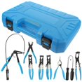 thumbnail image 2 of Hose Clips Set 1 Set Practical Hose Clamp Pliers Car Water Pipe Repair Blue Rubber And Steel For Easy Installation, 2 of 5