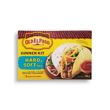Old El Paso Hard and Soft Taco Kit, 12ct, 340g