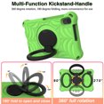 thumbnail image 4 of Kids Case for Lenovo Tab M8 4th Gen 8.0" 2023 TB-8505F/8505X with Pencil Holder/Multi-Function Kickstand-Handle/Shoulder Strap, Protection Duty Shockproof Silicone Cover - Green, 4 of 8