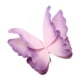 thumbnail image 5 of Decoración de mariposa artificial enorme para decoraciones de bodas, banquetes y dormitorios. Violeta, 5 of 9