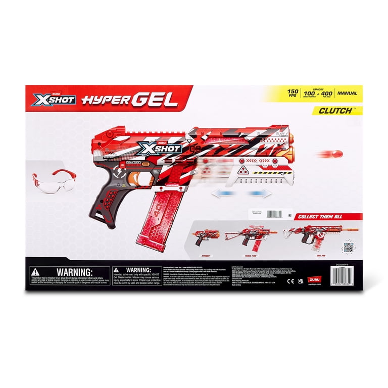 XSHOT Hyper Gel Clutch Blaster 2 pack (5,000 Hyper Gel Pellets) by
