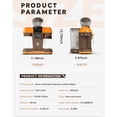 thumbnail image 6 of i Cafilas 20 Bar Semi Automatic Espresso Machine with Built-in Grinder&Steam Wand, Pre-Infusion, NTC Temp Control, 58mm Single/Double Portafilter, Removable Water Tank & Drip Tray(White), 6 of 12