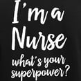 thumbnail image 3 of CafePress - I'm A Nurse What's Your Supe Women's Dark Pajamas - Women's Short Sleeve Print T-Shirt and Pants Dark Cotton Pajama Set, 3 of 7