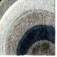 thumbnail image 6 of Luxe Weavers Modern Shag Geometric Navy 5x7 Area Rug, Indoor Carpet, 6 of 10