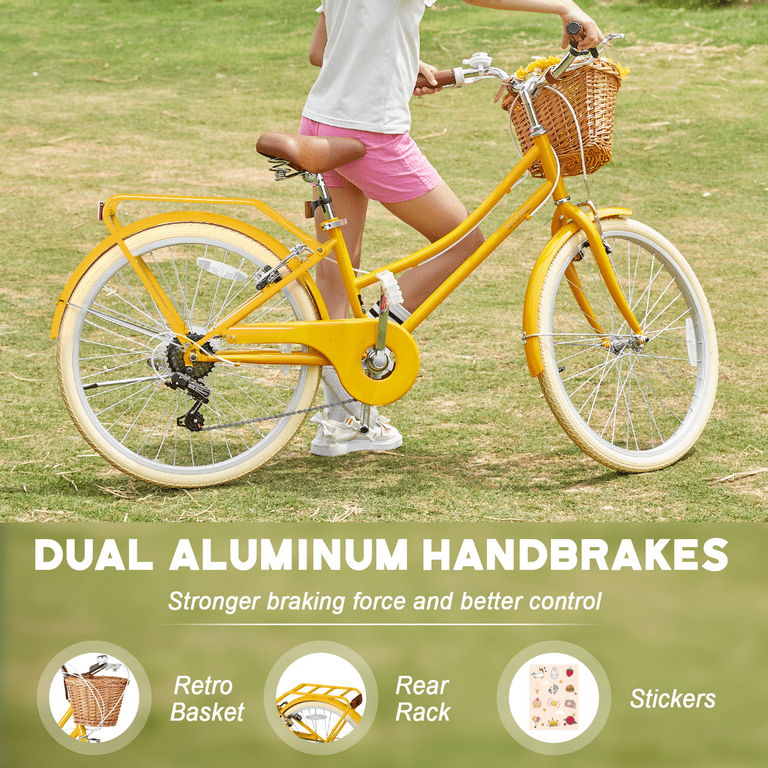 【Glerc】Missy女の子自転車 24インチ レトロシティーサイクル Glerc Missy 24