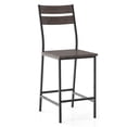 thumbnail image 3 of Furniture of America Erma 5-Piece Wood Counter Dining Set in Antique Brown, 3 of 6
