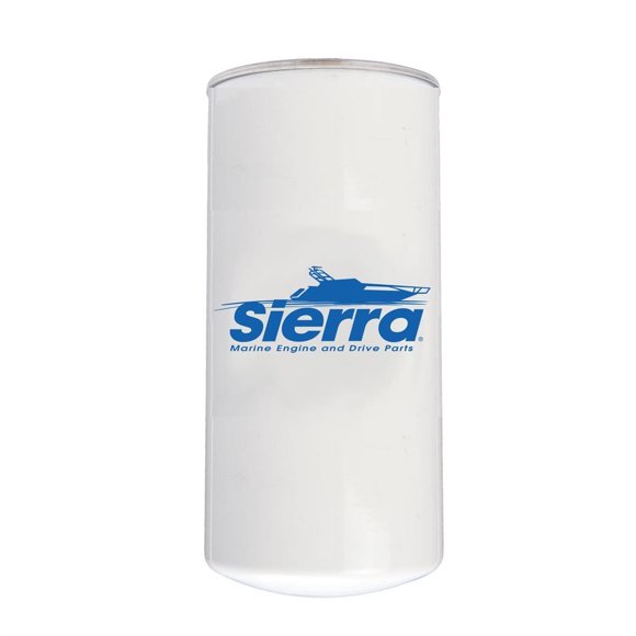 Sierra Marine Sierra Marine Filtre à Huile 18-0036 Style Canister; Diesel; avec Valve de Dérivation; Boîtier Blanc avec Logo s'Adapte aux Moteurs Volvo Penta