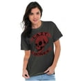 thumbnail image 4 of Funny Lazy Bones Skull Pun Humor Plus Size Crewneck Graphic Tee Shirt Brisco Brands 3X, 4 of 5