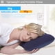 thumbnail image 3 of Almohada inflable, paquete de 2 almohadas compresibles, cómoda almohada inflable flocada para la siesta, soporte ergonómico para el cuello y la zona lumbar para acampar, oficina, viajes,, 3 of 8