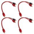 thumbnail image 2 of 1 Female 2 Male Adapter, 4PCS Audio  Splitter Adaptor Cable Quality Sound Great Frequency Response 20cm Long  For Device With 3.5mm Jack, 2 of 8