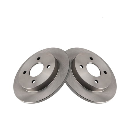 Disc Brake Rotor Rear Left/Right Pair Set of 2 For 01-07 Ford Focus
