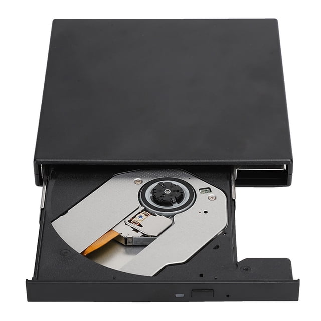CD-ROM, Black 13.9 X 13.5 X 1.8cm External DVD Drive, For 2000 / XP / Vista / 7
